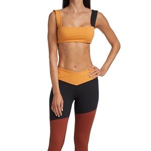 WeWoreWhat colorblock sports bra